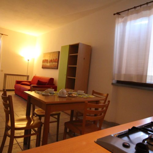 Casa Vacanze Toscana - Appartamento Borgo 2 - Living & Cucina | Corso 15 Case Vacanza