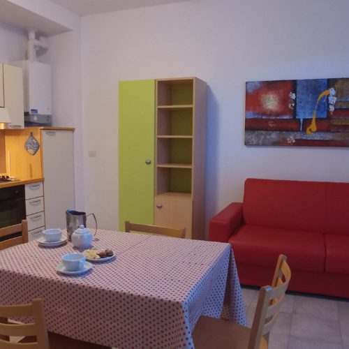 Casa Vacanze Toscana - Appartamento Piazza 2 - Living & Cucina | Corso 15 Case Vacanza